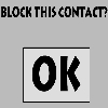 She Frickin Blocked me!
