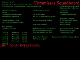Commissar Soundboard