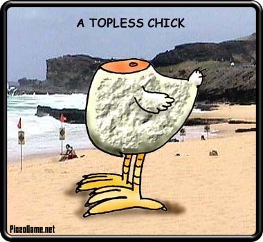 A Topless Chick